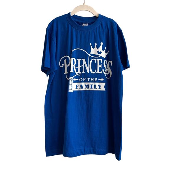 KMA Designer Apparel Large Kids Princess of the Family T-Shirt - Picture 1 of 7
